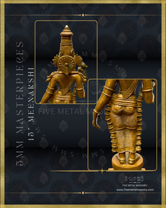 Meenakshi Panchaloha Bronze Icon - 15"-  Masterpieces Collection