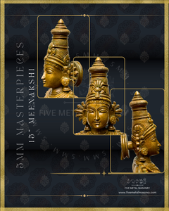 Meenakshi Panchaloha Bronze Icon - 15"-  Masterpieces Collection