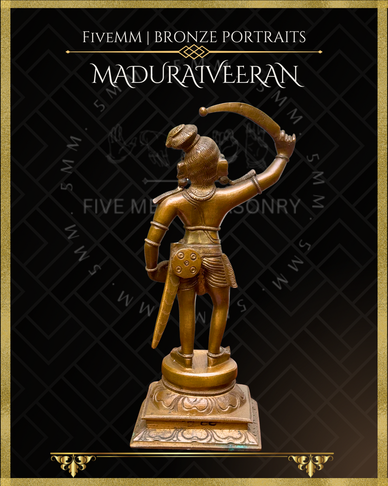 Madurai Veeran Panchaloha Bronze Icon - 10"