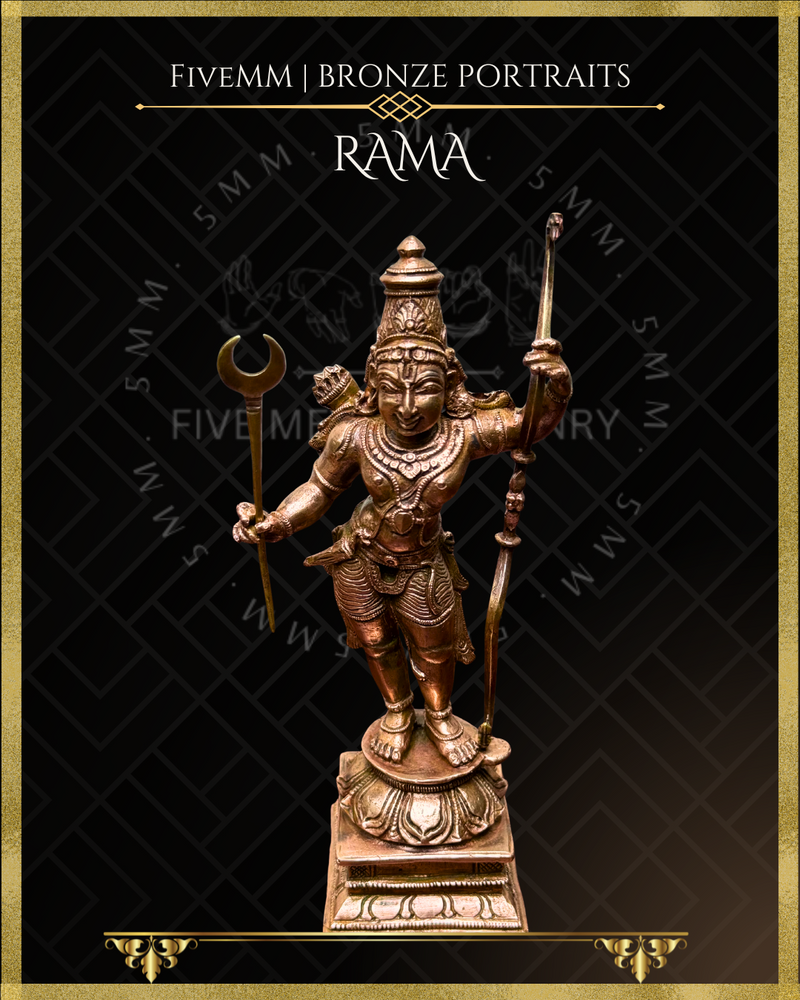 Rama Panchaloha Bronze Icon - 6"