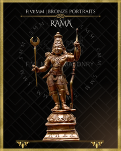 Rama Panchaloha Bronze Icon - 6"