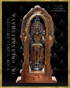 Chennakeshava Perumal Panchaloha Bronze Icon - 10"-  Masterpieces Collection