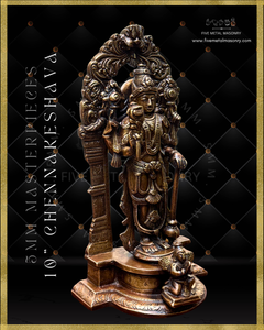 Chennakeshava Perumal Panchaloha Bronze Icon - 10"-  Masterpieces Collection