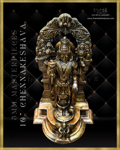 Chennakeshava Perumal Panchaloha Bronze Icon - 10"-  Masterpieces Collection