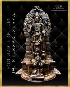 Chennakeshava Perumal Panchaloha Bronze Icon - 10"-  Masterpieces Collection
