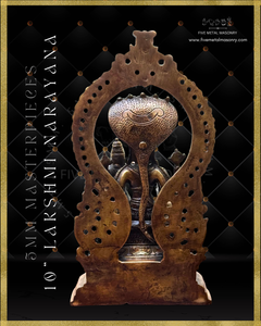Lakshmi Narayanan Panchaloha Bronze Icon - 10" -  Masterpieces Collection