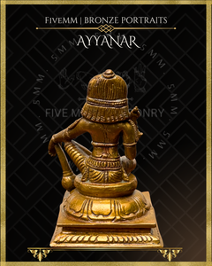 Ayyanar Panchaloha Bronze Icon - 4"