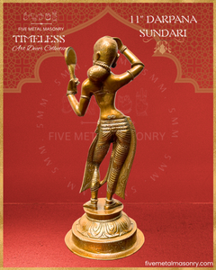 Darpana Sundari  Panchaloha Bronze Icon - 11"- Timeless Collection