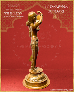 Darpana Sundari  Panchaloha Bronze Icon - 11"- Timeless Collection