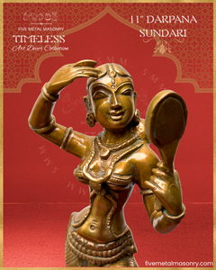 Darpana Sundari  Panchaloha Bronze Icon - 11"- Timeless Collection