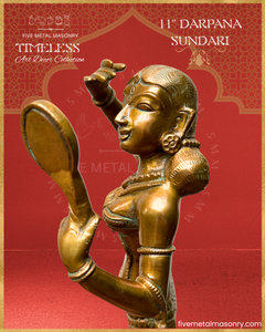 Darpana Sundari  Panchaloha Bronze Icon - 11"- Timeless Collection