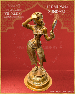 Darpana Sundari  Panchaloha Bronze Icon - 11"- Timeless Collection