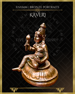 Kaveri Panchaloha Bronze Icon - 2.5"