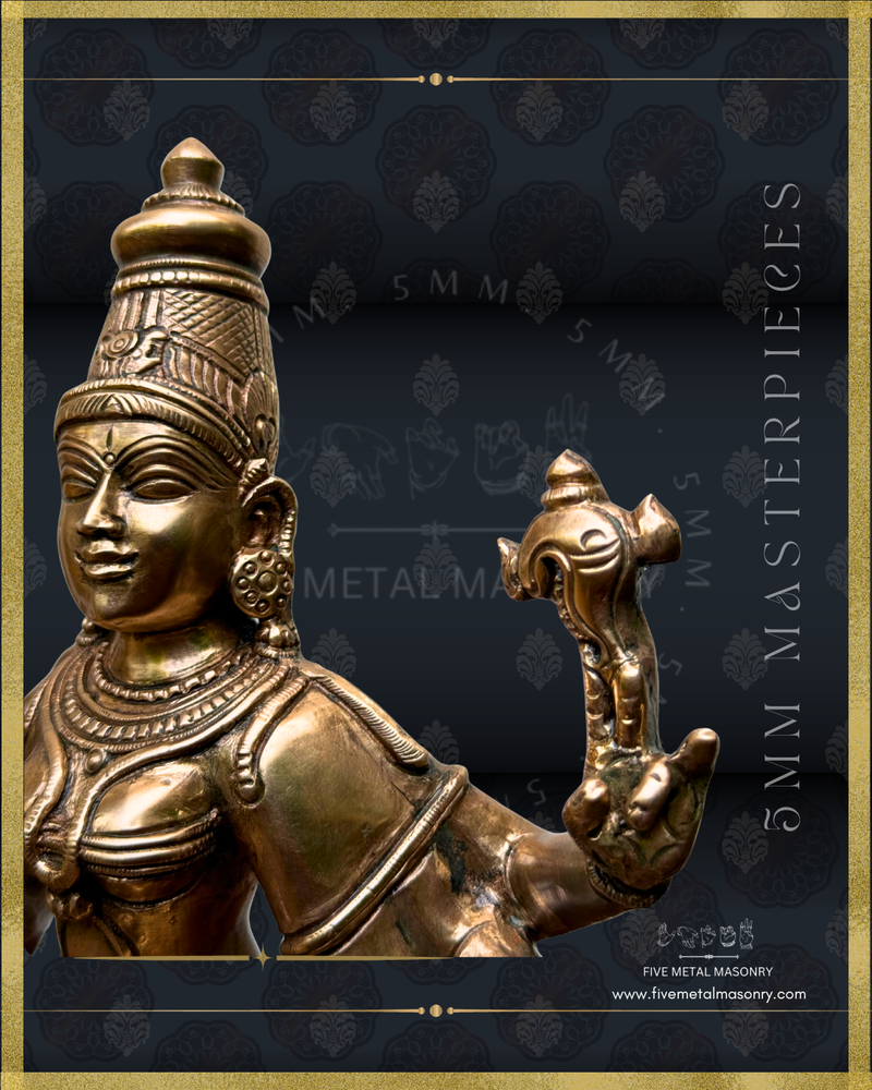 Mahisasuramardini Panchaloha Bronze Icon - 12"-  Masterpieces Collection