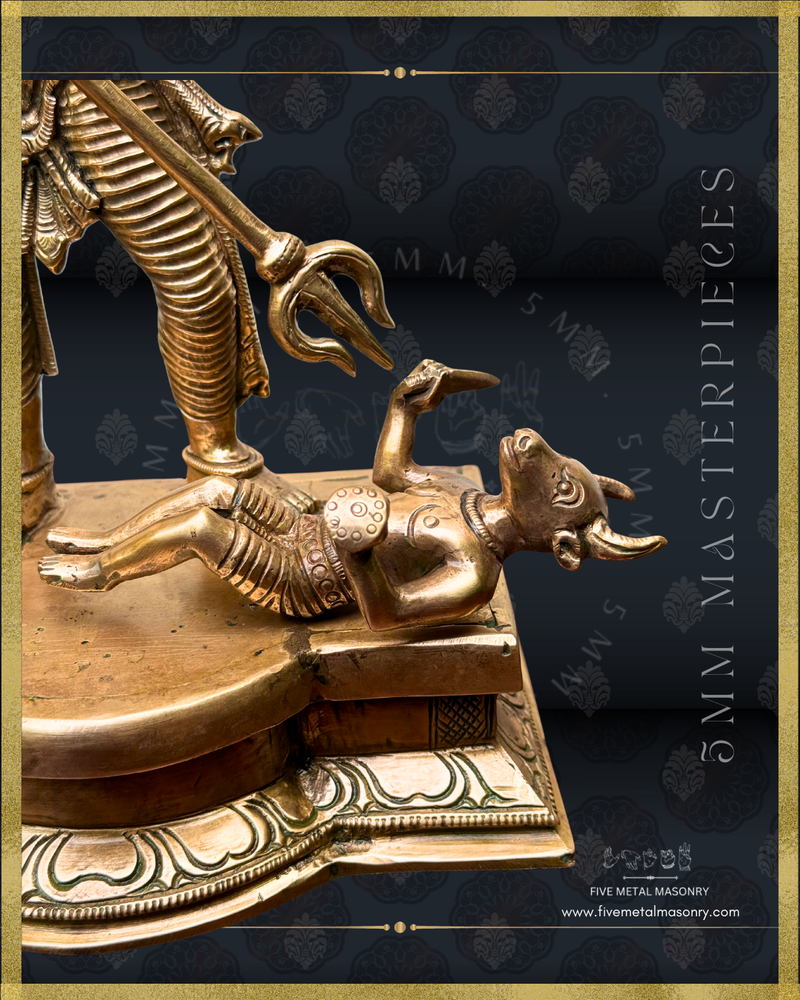 Mahisasuramardini Panchaloha Bronze Icon - 12"-  Masterpieces Collection