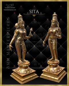 Ram Darbar Panchaloha Bronze Icon Set - 13.5"-  Masterpieces Collection