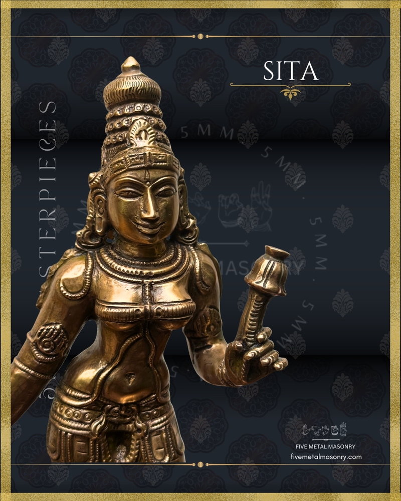 Ram Darbar Panchaloha Bronze Icon Set - 13.5"-  Masterpieces Collection