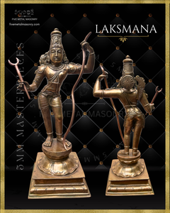 Ram Darbar Panchaloha Bronze Icon Set - 13.5"-  Masterpieces Collection