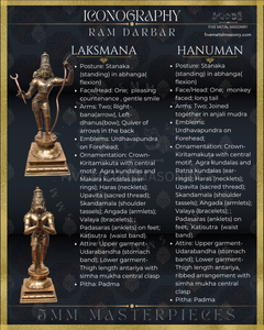 Ram Darbar Panchaloha Bronze Icon Set - 13.5"-  Masterpieces Collection