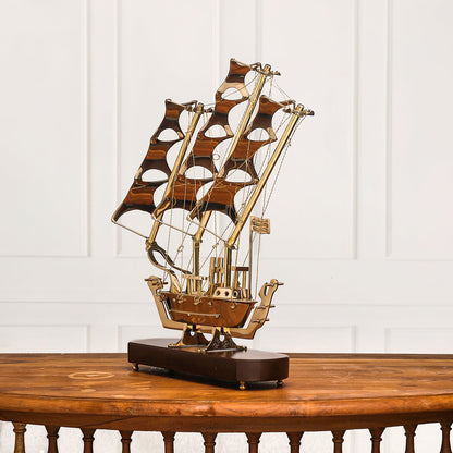 Brass Vintage Sailor'S Ship (14.5 Inch)