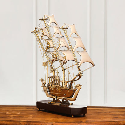 Brass Vintage Sailor'S Ship (14.5 Inch)