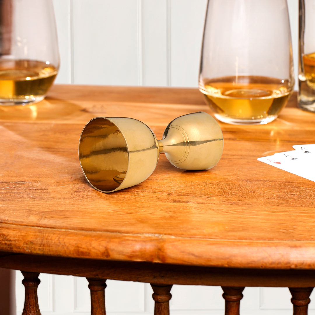 Brass Jigger (Alcohol Measuring Cup) 30/60Ml (4 Inch)