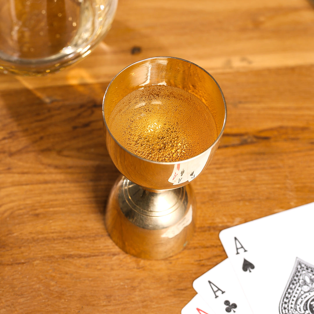 Brass Jigger (Alcohol Measuring Cup) 30/60Ml (4 Inch)