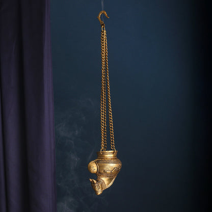 Brass Nandi Gangajali (19 Inch)