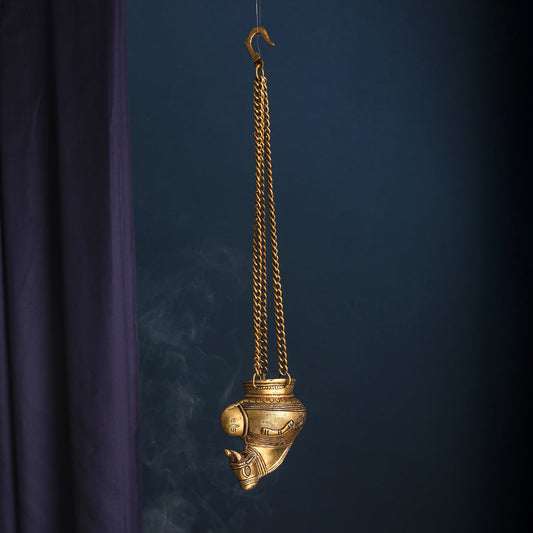 Brass Nandi Gangajali (19 Inch)