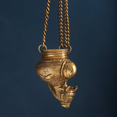 Brass Nandi Gangajali (19 Inch)