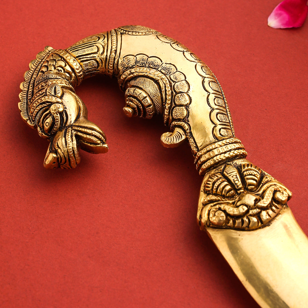 Brass Katar For Ceremonial And Decoration (10.5 Inch)