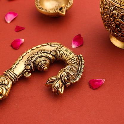 Brass Katar For Ceremonial And Decoration (10.5 Inch)