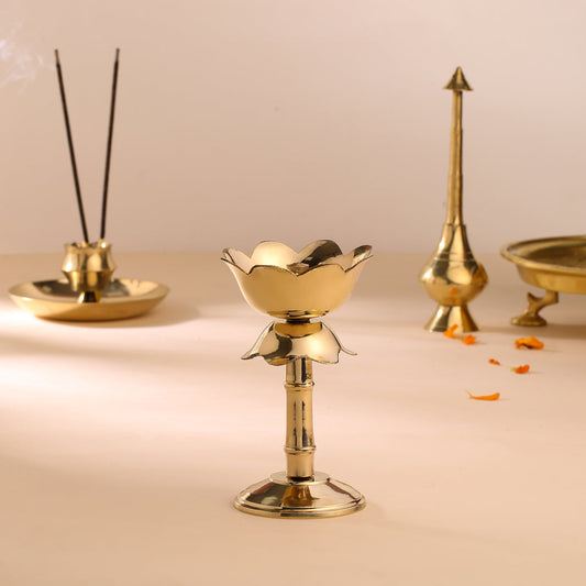 Brass Decorative Lotus Diya