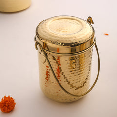 Brass Milk Pot With Lid