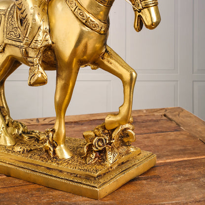 Brass Yogi Swami Narayan Statue (12 Inch)