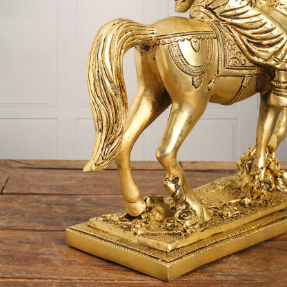 Brass Yogi Swami Narayan Statue (12 Inch)