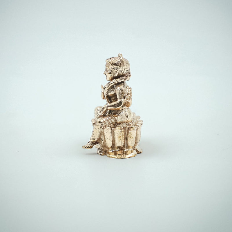 Balambiga 1.5" inches panchaloha bronze idol