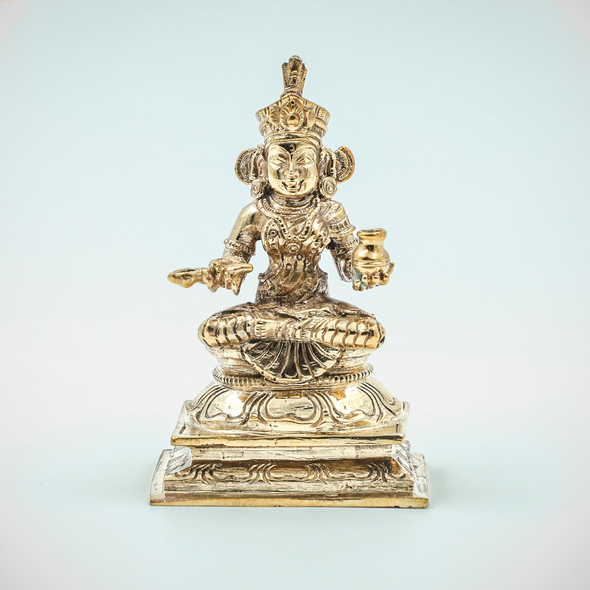 Annapurani 3-Inch Panchaloha Bronze Idol