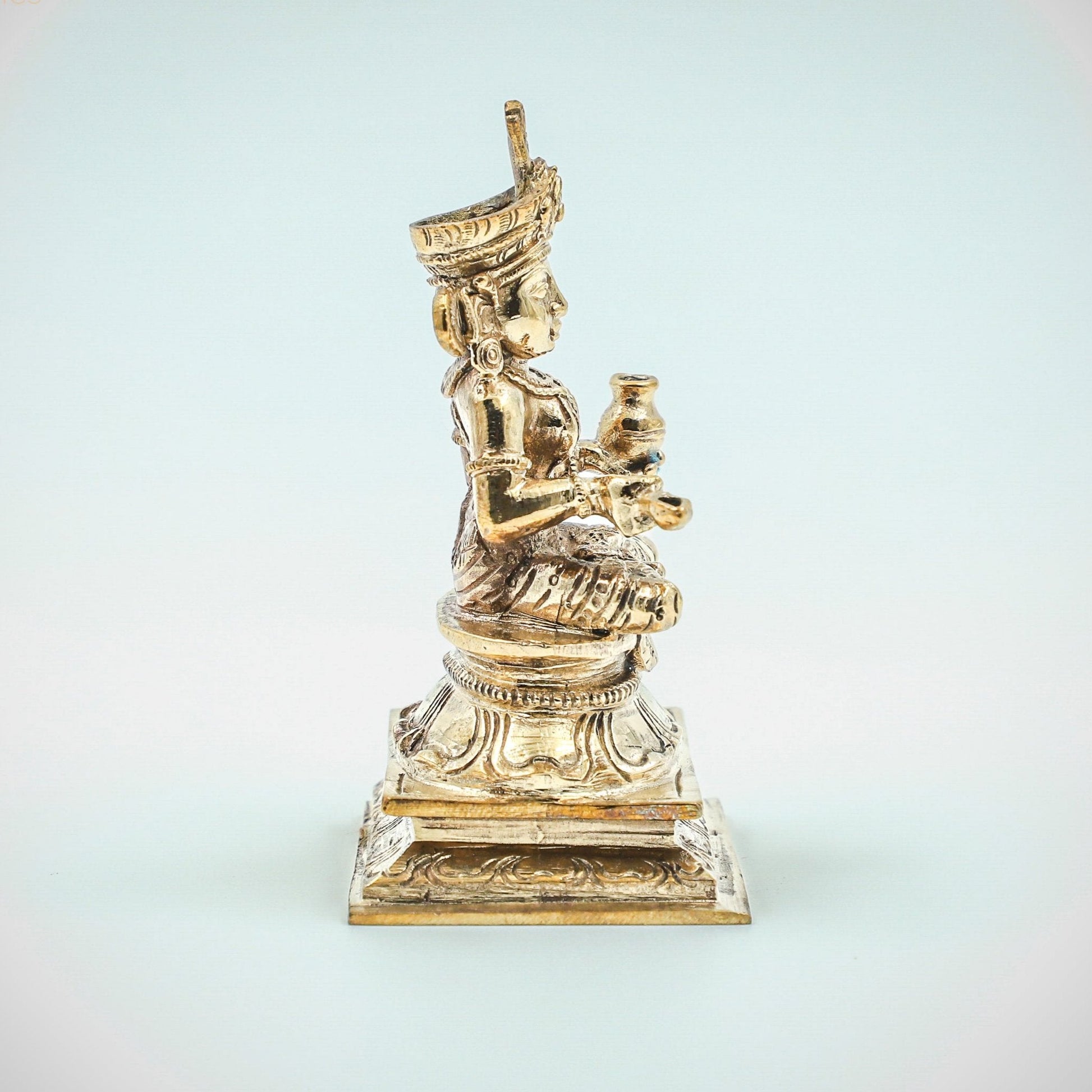 Annapurani 3-Inch Panchaloha Bronze Idol