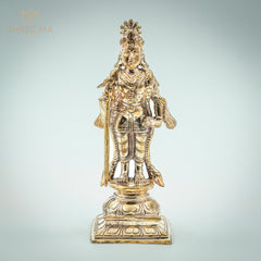Murugan Kartikeya 6" inches panchalogam Bronze Idol