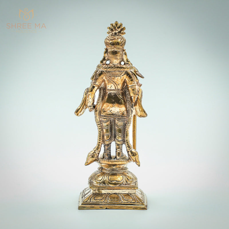 Murugan Kartikeya 6" inches panchalogam Bronze Idol