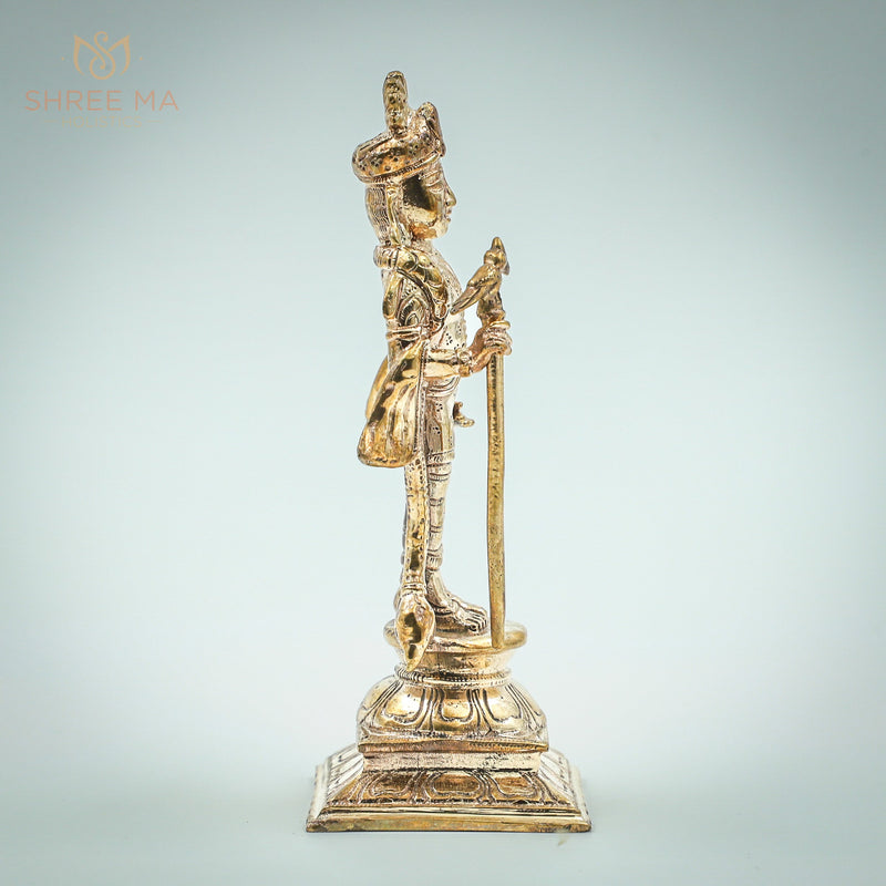 Murugan Kartikeya 6" inches panchalogam Bronze Idol