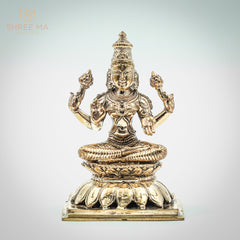lakshmi 5" inch Panchalogam bronze idol