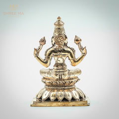 lakshmi 5" inch Panchalogam bronze idol