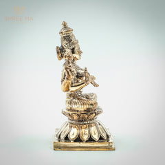 lakshmi 5" inch Panchalogam bronze idol