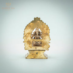 Ganesh with arch 3" inches Panchalogam bronze Idol