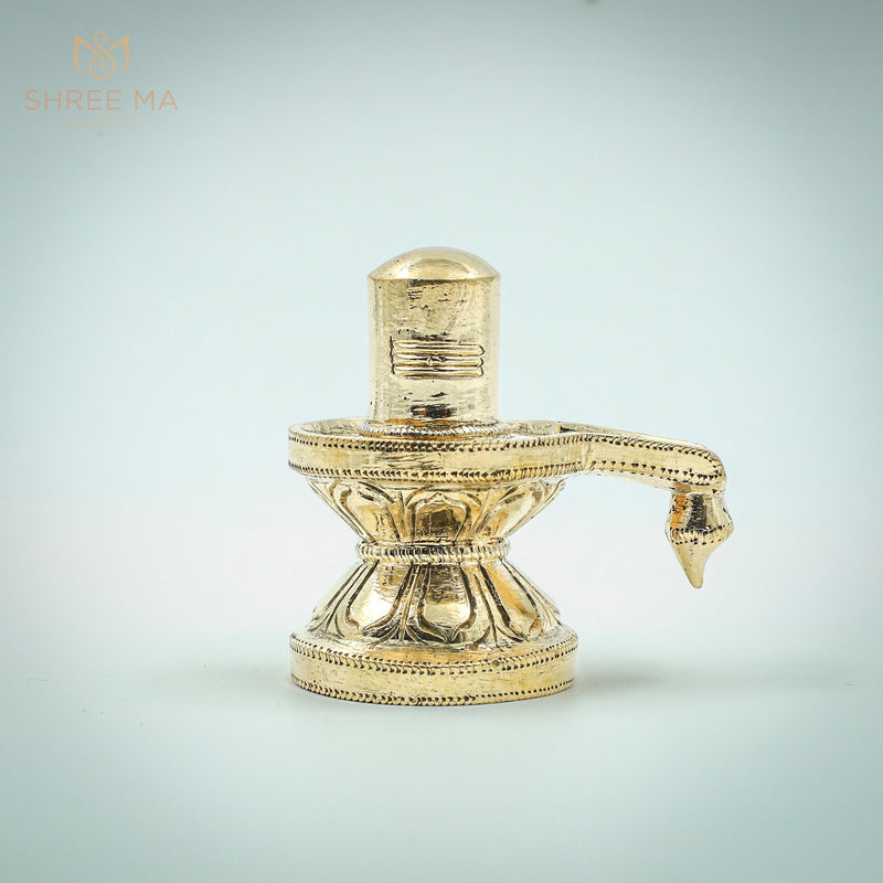 Shivling 2.5-inch idol | Bronze Panchaloha Sculpture