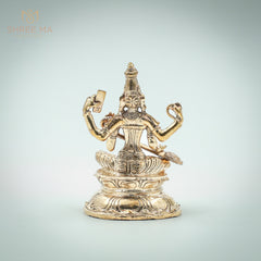 Saraswati 3.5 inches Panchalogam bronze idol