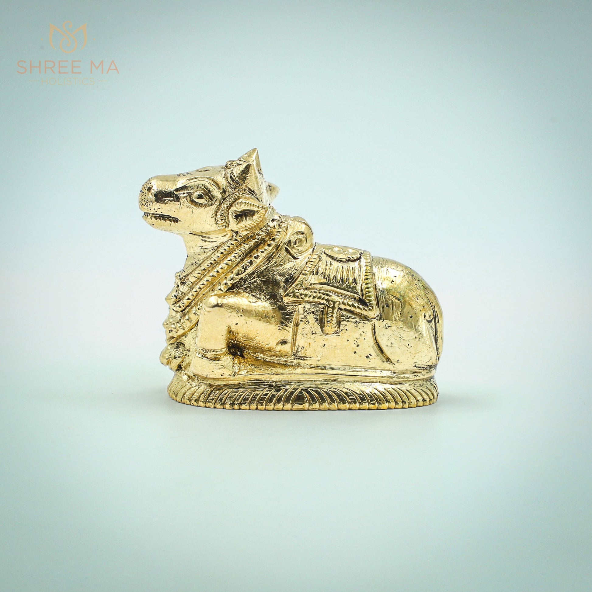 Nandhi 2.5-Inch Bronze Idol