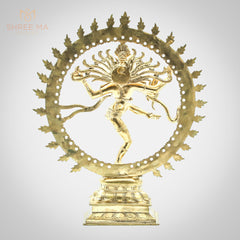 Natarajar 13" | Handmade | Madhuchista-Vidhana (Lost-Wax casting) | Panchaloha Bronze from Swamimalai